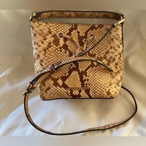 Python crossbody bag